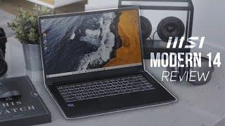 MSI Modern 14 Review 2021! - The Best $650 Ultrabook!