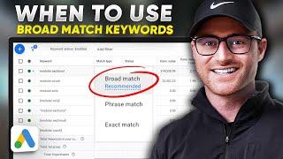 Broad Match Keywords: When to Use...and When to Avoid