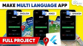 Flutter App Project: Make a Multi-Language App Using Flutter (i18n) in 1 Hour - Full Tutorial