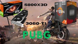 PUBG TAEGO I Ryzen 7 5800x3D I 3060-Ti I 32 GB 3466MHz I 1728x1080