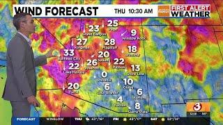 Windy afternoon possible in parts of Arizona