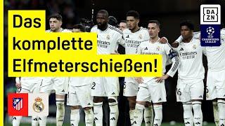 Das komplette Elfmeterschießen: Atletico Madrid - Real Madrid | UEFA Champions League | DAZN