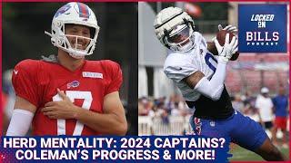 Buffalo Bills 2024 captains, Keon Coleman’s development, Sean McDermott = DB whisperer & more!