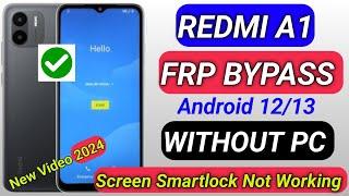 Redmi A1 Frp Bypass | Without Pc | Redmi A1 Google Account Lock Unlock 2025