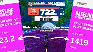 I SPRINTED AT 23 WKG!HOW TO BOOST YOUR SPRINT POWER?