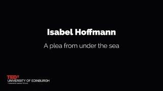 Isabel Hoffmann - A plea from under the sea | TEDxUniversityofEdinburgh SSCA 2015