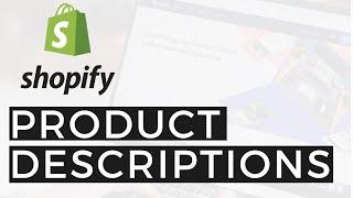 Shopify Product Description: How to Write Good Product Descriptions Shopify With Examples