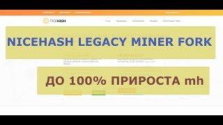 ФОРК NICEHASH MINER. Новые майнеры. Улучшенный хешрейт и доход.