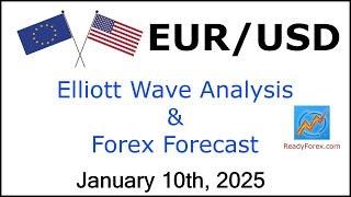 EUR USD Elliott Wave Analysis | Forex Forecast | January 10, 2025 | EURUSD Analysis Today