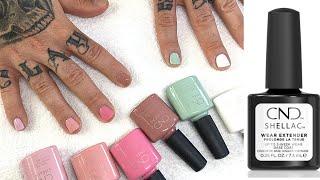 CND Shellac | English Garden Collection LIVE SWATCH + NEW Wear Extender Base [NEW Spring 2020]