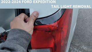 How To Remove 2022-2024 Ford Expedition Rear Tail Light With Bulb Replacement.