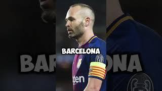 "From Madrid Fan to Barca Legend: Andrés Iniesta's Unexpected Journey" #footballshorts #football