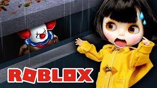 Меня утащил ПЕННИВАЙЗ в Роблокс - Страшный паркур от клоуна ОНО в ROBLOX Obby челлендж