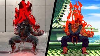 SF6 Akuma: Special Move + Combo References