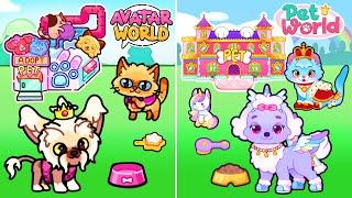 Avatar World vs Pet World - Я ОТКРЫЛА ПРИЮТ ДЛЯ ЖИВОТНЫХ | Toca Boca