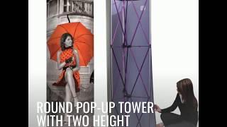 Round-Pop-Up Tower Gives you Hight and Presence