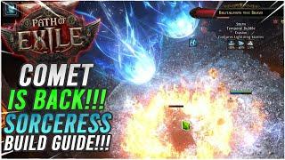 COMET IS BACK BEST Sorceress Build Guide Path of Exile 2 Early Access!