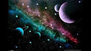 Spray Paint Art- Amazing universe- by Antonipaints art