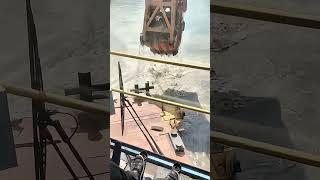 Grab Dredger’s Clamshell Bucket Undergoing Testing