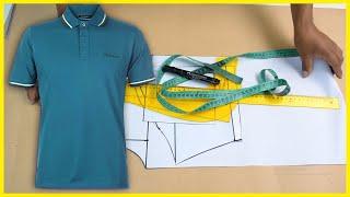 Molde Patron De Polo Cuello Camisero Muy Facil|Tips De Confección