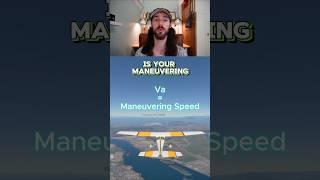 Va - Maneuvering Speed Explained Simply! #airplane #aviationtheory #aviationlife #aviationgeek