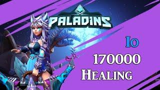 Геймплей Ио - 170000 исцеления | Paladins