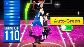 110 DRIVING DUNK + AUTO GREEN is GAME-BREAKING... (Unlimited Posterizers)