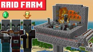 Minecraft Raid Farm 1.20.6 - SIMPLE DESIGN