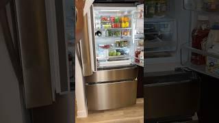 Just upgraded my fridge!  So excited to organize everything. #fridgestorage