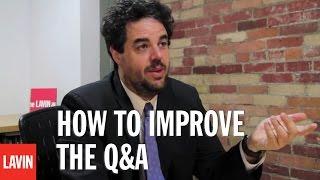 How To Improve the Q&A: Misha Glouberman