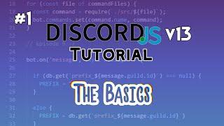 Discord.js Bot Tutorial #1 | The Basics