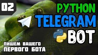 Пишем простого телеграм бота на Python I  Учимся отправлять сообщения  I  Урок 2