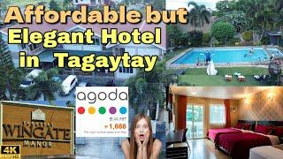 TAGAYTAY ON A BUDGET! Tagaytay Hotel na Mura pero Elegante at Maganda! - Tagaytay Wingate Manor