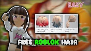 FREE ROBLOX HAIR! How to get these 3 hairs in this game for 0 robux!