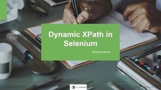 How to locate Dynamic Elements in Selenium Webdriver - XPATH Tutorial