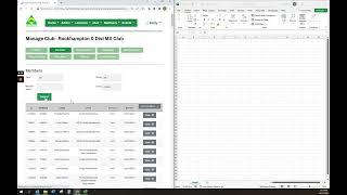 Current Club Membership in Excel Format