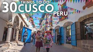 Best Things To Do in Cusco Peru 2025 4K