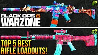 WARZONE: New TOP 5 BEST ASSAULT RIFLE META LOADOUTS After Update! (BO6 WARZONE META)