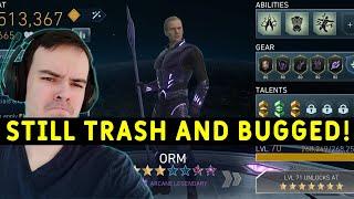 Hear Me Out, ORM Is Still Trash And Bugged Don't Get Him! Injustice 2 Mobile