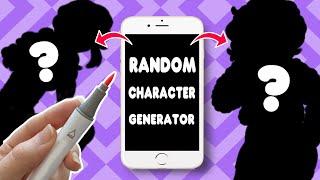 ️RANDOM CHARACTER GENERATOR TELLS ME WHAT TO DRAW️