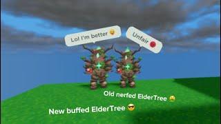 Is the new Eldertree buff good? (ROBLOX BedWars)