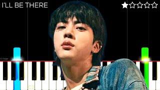 진 (Jin) 'I'll Be There' | EASY Piano Tutorial