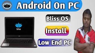 Bliss OS -Android Based OS from PenDrive | How to install android os on USBDrive |Pendrive in bangal