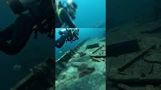Sunken Pirate Shipwreck: A Diver's Raw Footage #metaldetecting #metaldetector #treasure