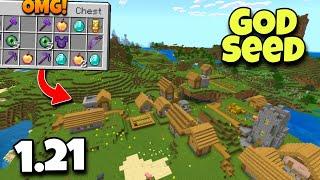 [ GOD SEED ] For Minecraft 1.21 Bedrock And Pocket Edition || Seed Minecraft 1.21 