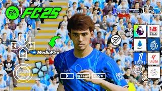 FIFA 2025 ORIGINAL ANDROID DOWNLOAD | EAFC 25 PPSSPP 4K GRAPHICS FULL LIGA EROPA & INDONESIA