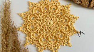 Beautiful crochet mandala pattern full tutorial