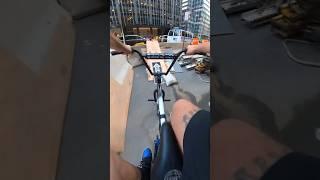 BMX Jump Into NYC Traffic (- Billy Perry) #bmx #bike #nyc