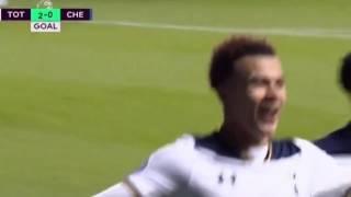 Тоттенхэм Челси 2 0 Гол Деле Алли Супер гол! 04.01.2017 Tottenham vs Chelsea