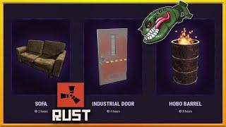 Rust Twitch Drops | Sofa, Industrial Door, Hobo Barrel, & Streamer Skins #3 (Rust Twitch Drops)